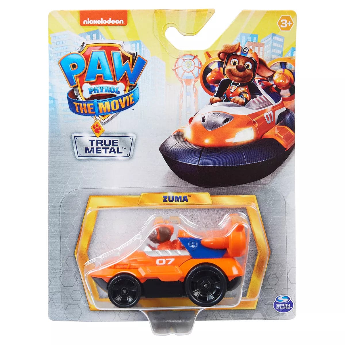 Spin Master-PAW Patrol: The Movie True Metal Die-Cast Vehicle Assortment-20132872-Zuma-Legacy Toys