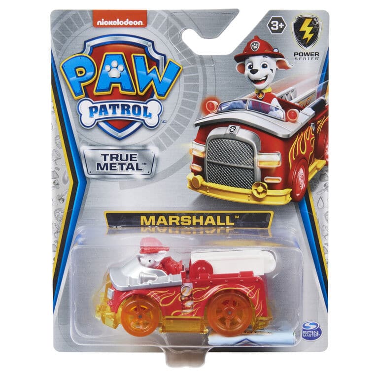 Spin Master-PAW Patrol True Metal 1:55 Scale Die Cast-20134313-Power Series Marshall-Legacy Toys