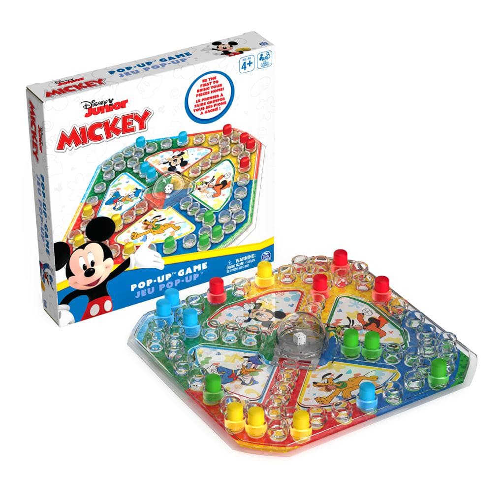 Spin Master-Pop-Up Game Assortment-20133318-Mickey Mouse-Legacy Toys