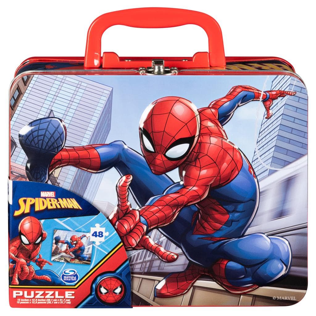 Spin Master-Puzzle in Tin with Handle Assortment-20102046-Spidey and his Amazing Friends-Legacy Toys