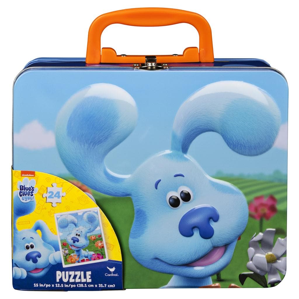 Spin Master-Puzzle in Tin with Handle Assortment-20132097-Blue's Clues & You!-Legacy Toys