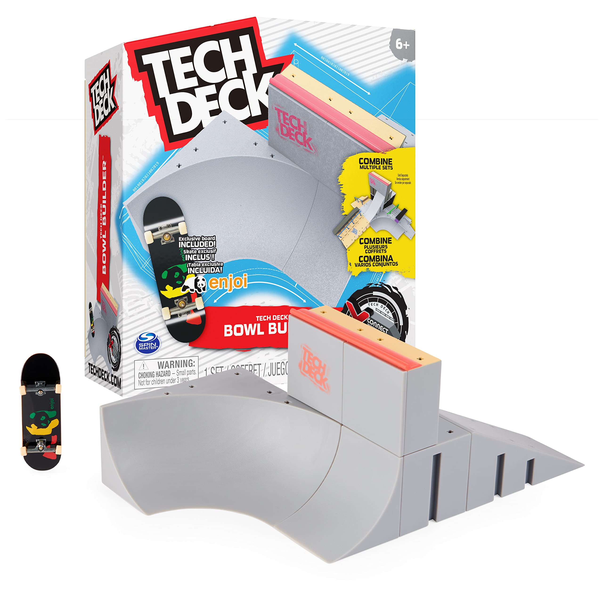 Spin Master-Tech Deck Bowl Builder X-Connect Park Creator-6062886-Legacy Toys