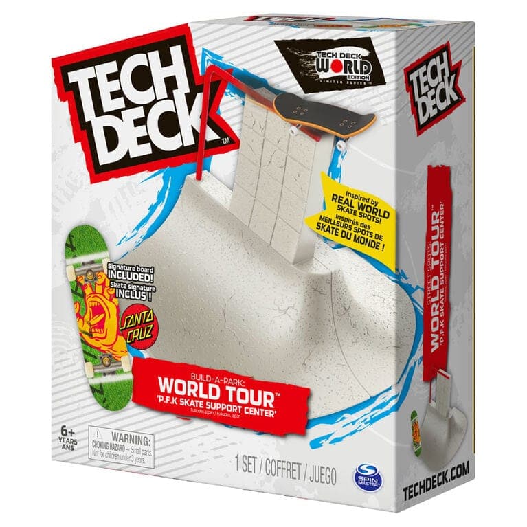 Spin Master-Tech Deck Build a Park Ramps World Tour Assortment-20127127-P.F.K. Skate Support Center-Legacy Toys