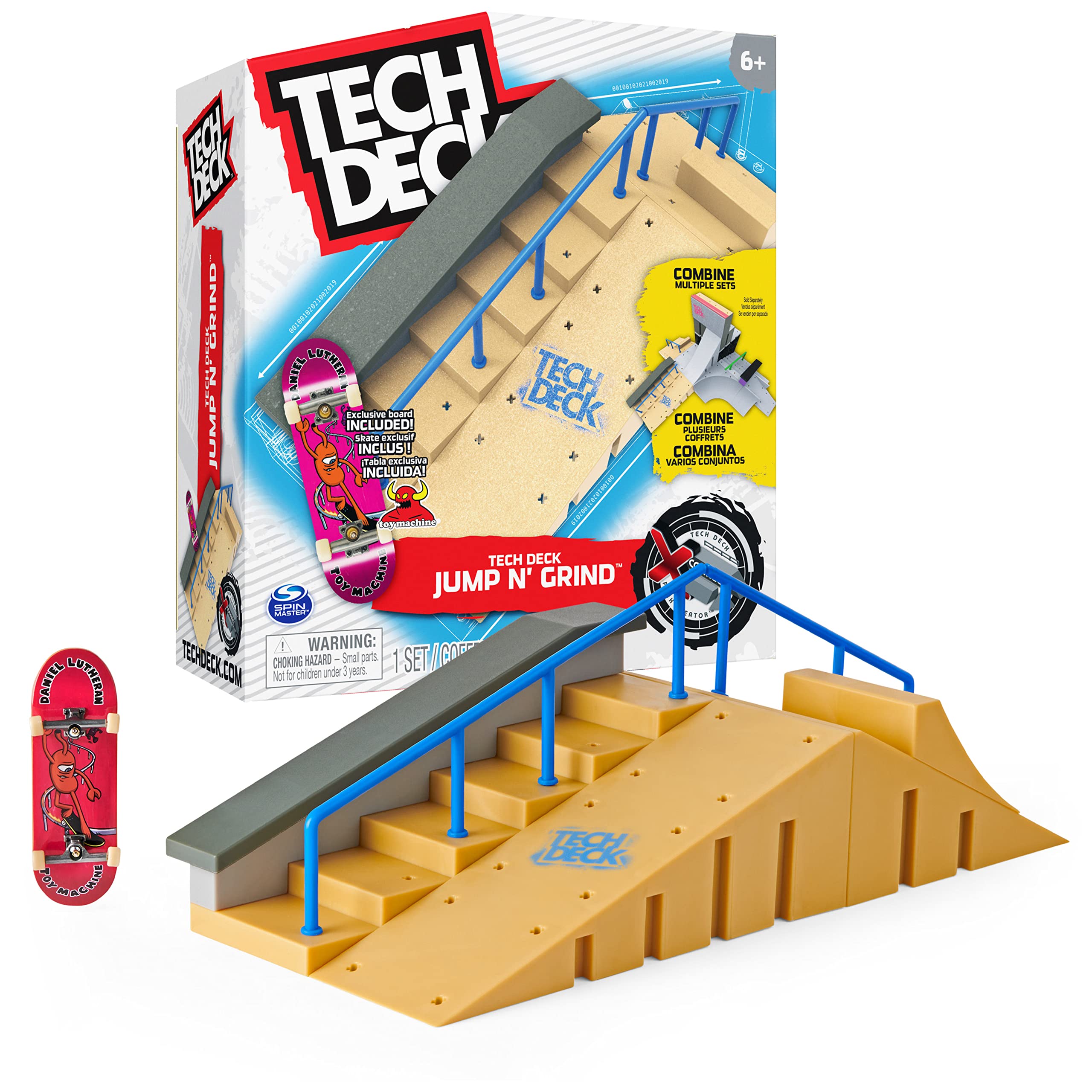 Spin Master-Tech Deck Jump N` Grind X-Connect Park Creator-6063221-Legacy Toys