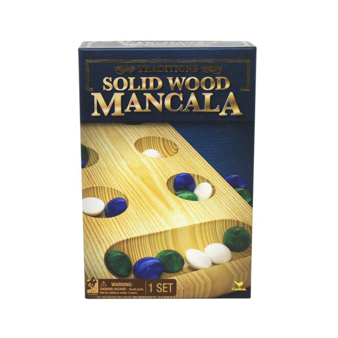 Spin Master-Traditions Solid Wood Mancala-6044563-Legacy Toys