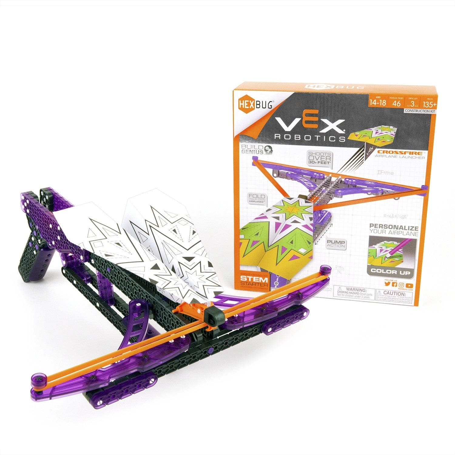 Spin Master-Vex Robotics STEM Crossfire Launcher-406-5516-Legacy Toys