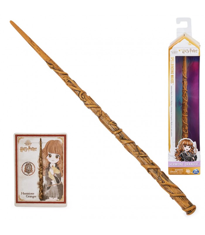 Spin Master-Wizarding World Spellbinding Wand - Hermione-6062057-Legacy Toys