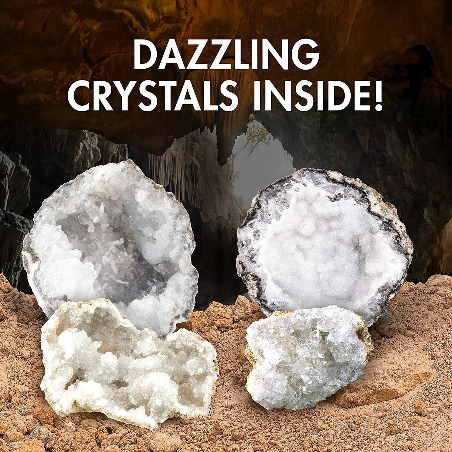 Squire Boone Village-Break Your Own Geodes - Small 1" - 2"-R470A-Legacy Toys