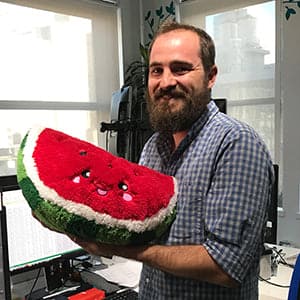 Squishable-Comfort Food - 15" Watermelon-SQU-102895-Legacy Toys