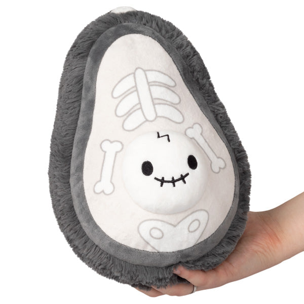 Squishable-Comfort Food - 7" Mini Skeleton Avocado-116748-Legacy Toys