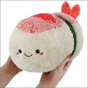 Squishable-Comfort Food - 7" Shrimp Sushi-SQU-100457-Legacy Toys