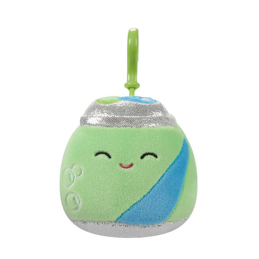 Squishmallows-Squishmallows 3.5" Neon Junk Food Plush Clip-On-SQCP00273-Gist the Soda Can-Legacy Toys