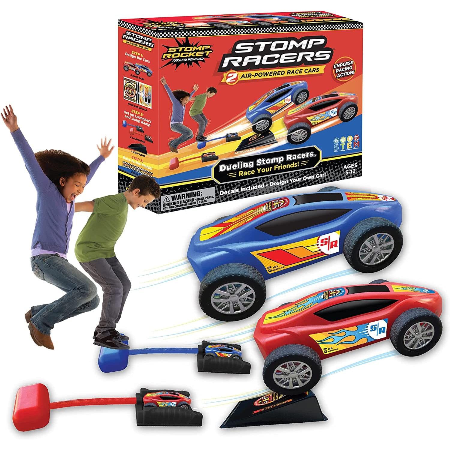 Stomp Rockets-Stomp Rocket Dueling Stomp Racers-60000-Legacy Toys