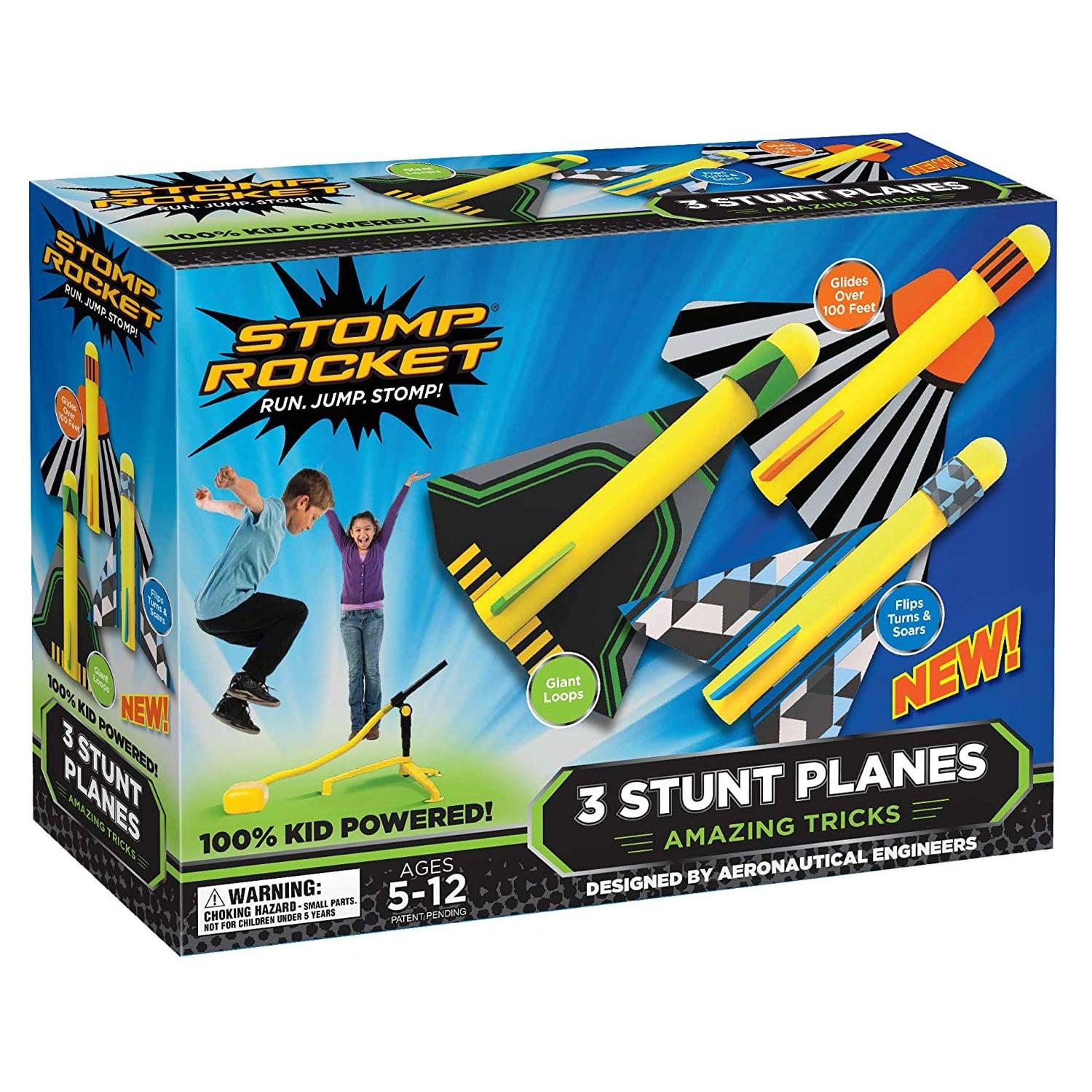 Stomp Rockets-Stomp Rocket Stunt Plane-40000-Legacy Toys