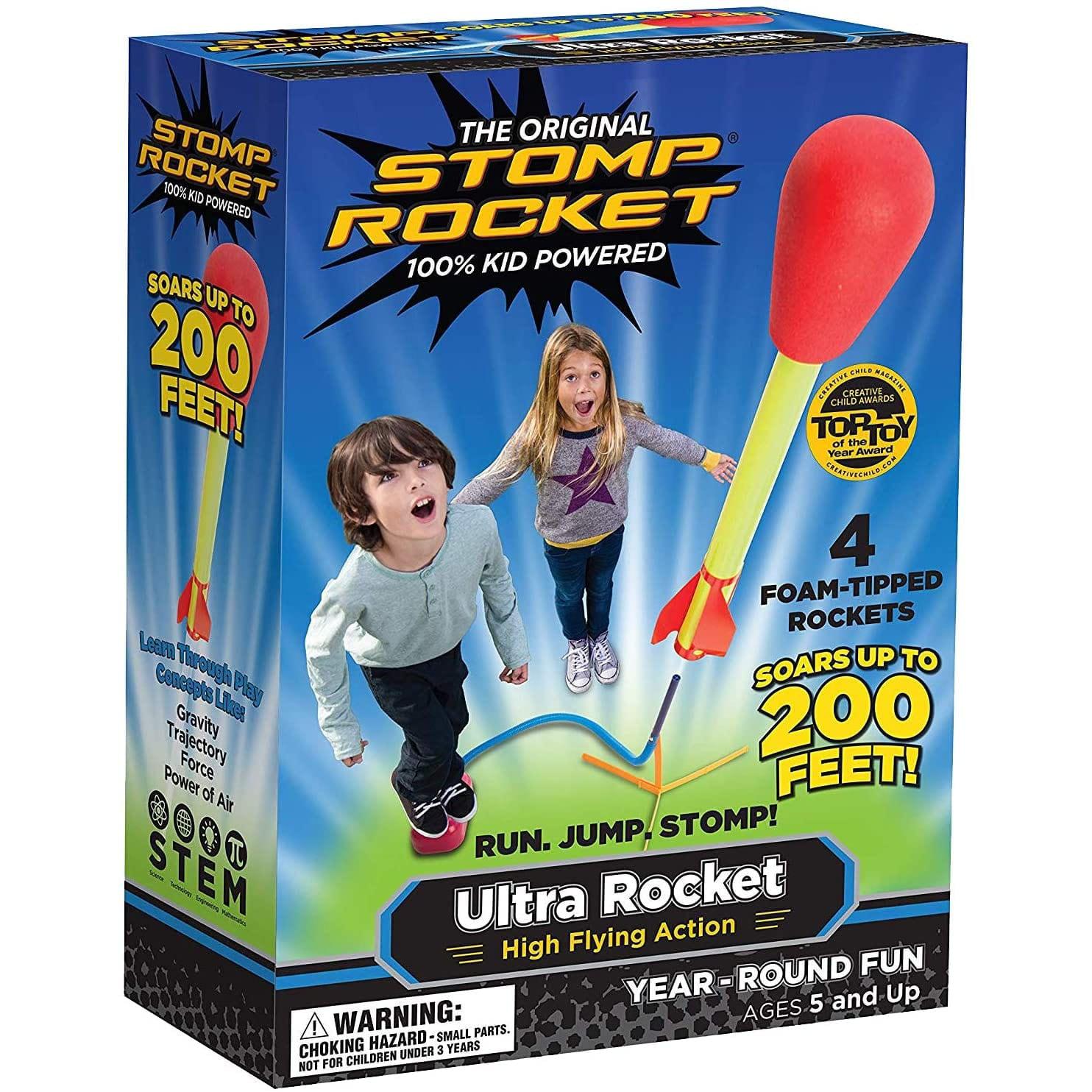 Stomp Rockets Sparkly Stomp Rocket Ultra