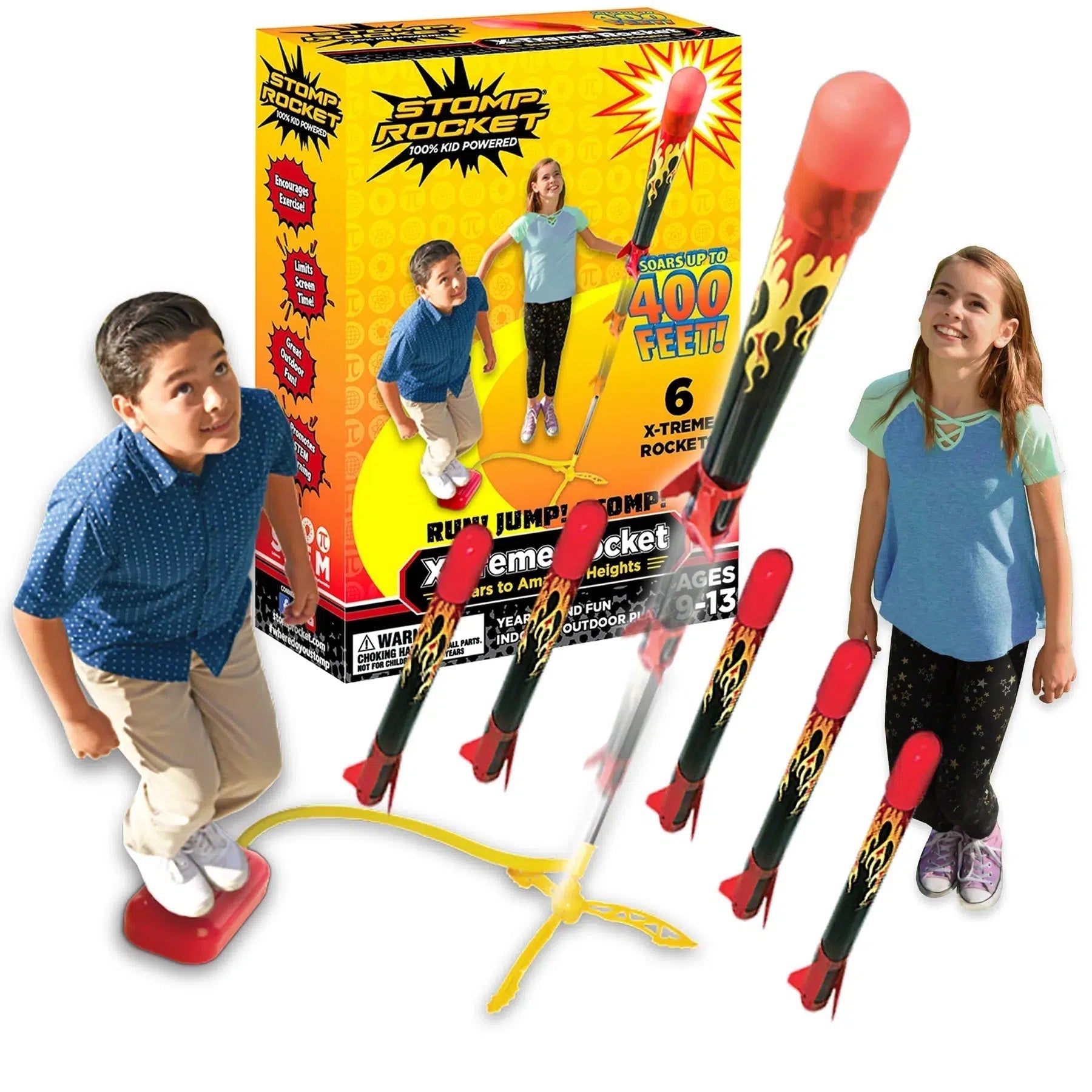 Stomp Rockets-Stomp Rocket X-Treme Rocket-30086-Legacy Toys