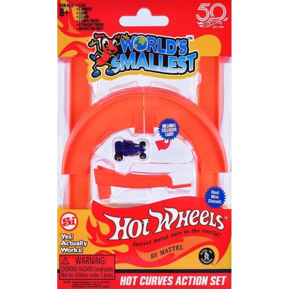 Super Impulse-World's Smallest Hot Wheels Hot Curves Action Set - Includes 1 Car-553-Legacy Toys