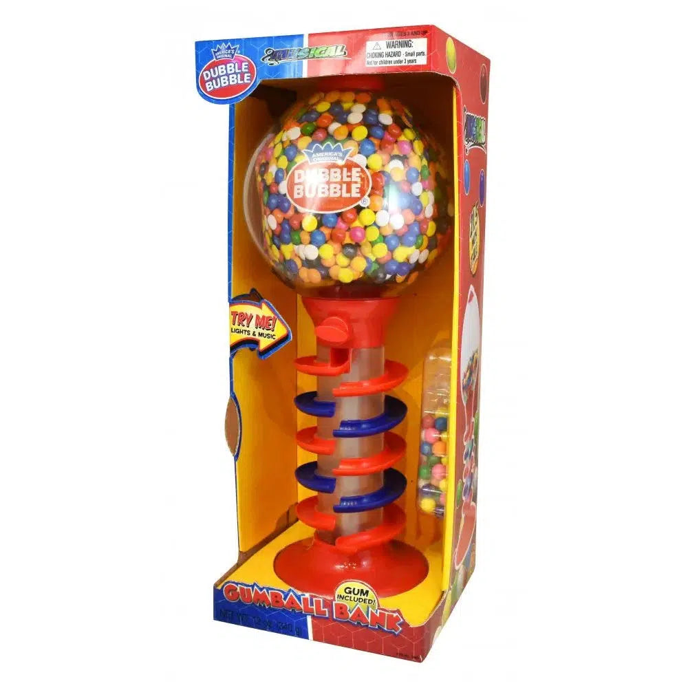 Sweet N Fun-21" Dubble Bubble Light & Sound Spiral Gumball Bank with Gumballs-9868-Legacy Toys