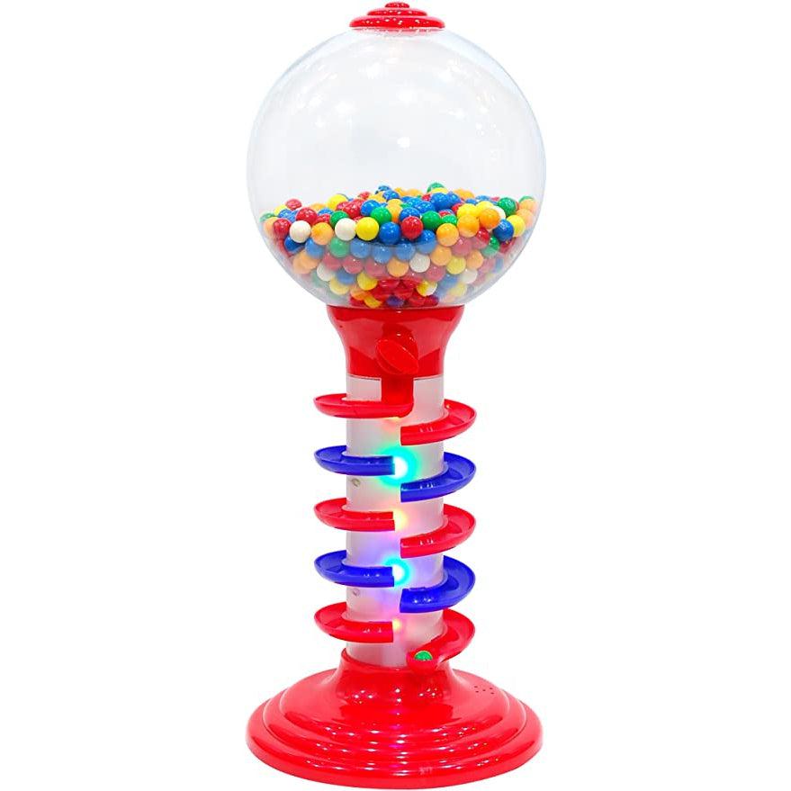Sweet N Fun-21" Dubble Bubble Light & Sound Spiral Gumball Bank with Gumballs-9868-Legacy Toys