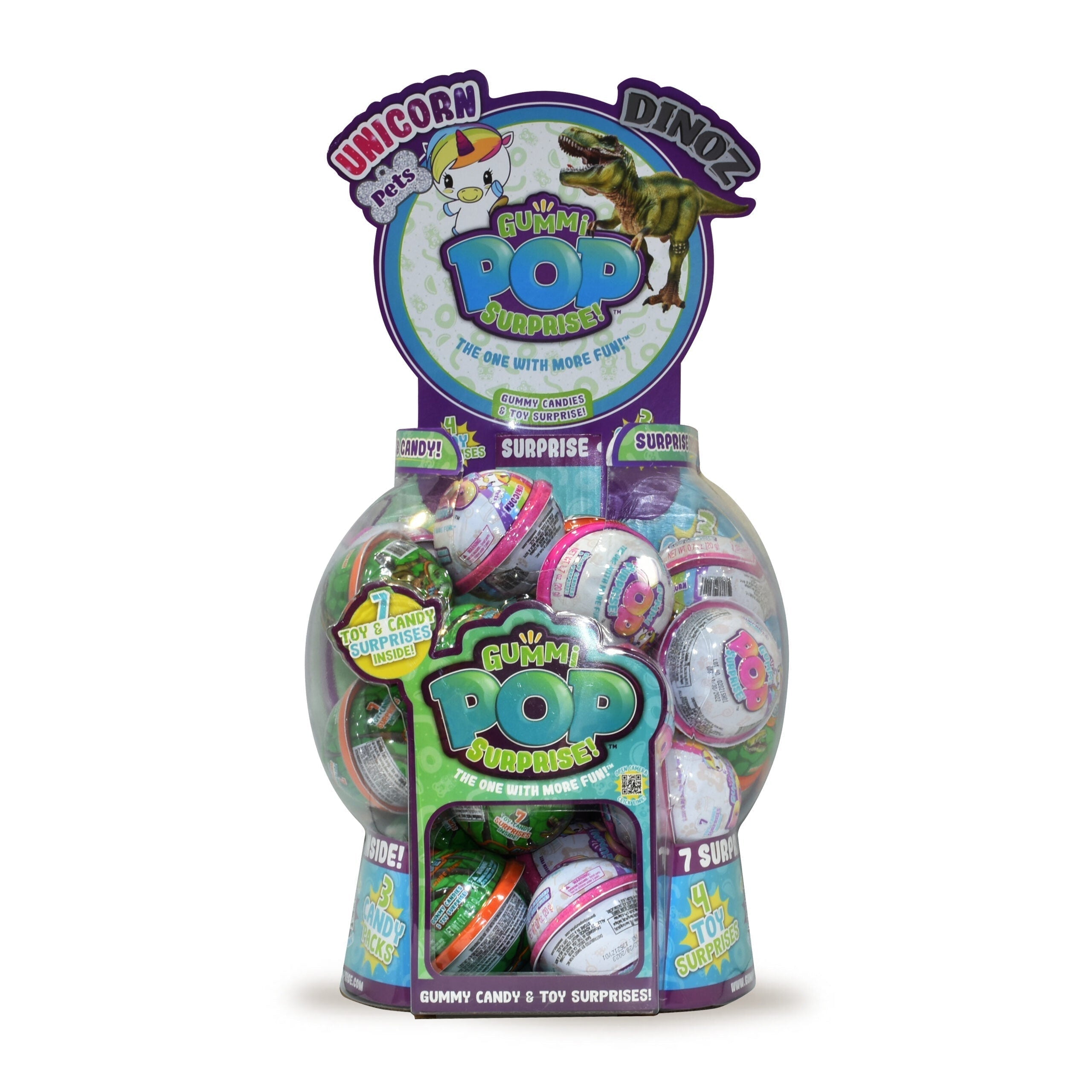 Sweet N Fun-Gummi Pop Surprise Specialty Display of 24-3042-Legacy Toys