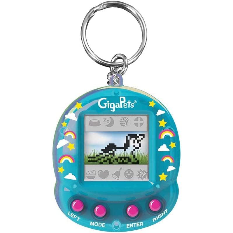 Tangle-Giga Pets Collector’s Edition Nostalgic 90s Toy, 3D Pet Unicorn-TST-1033-Legacy Toys