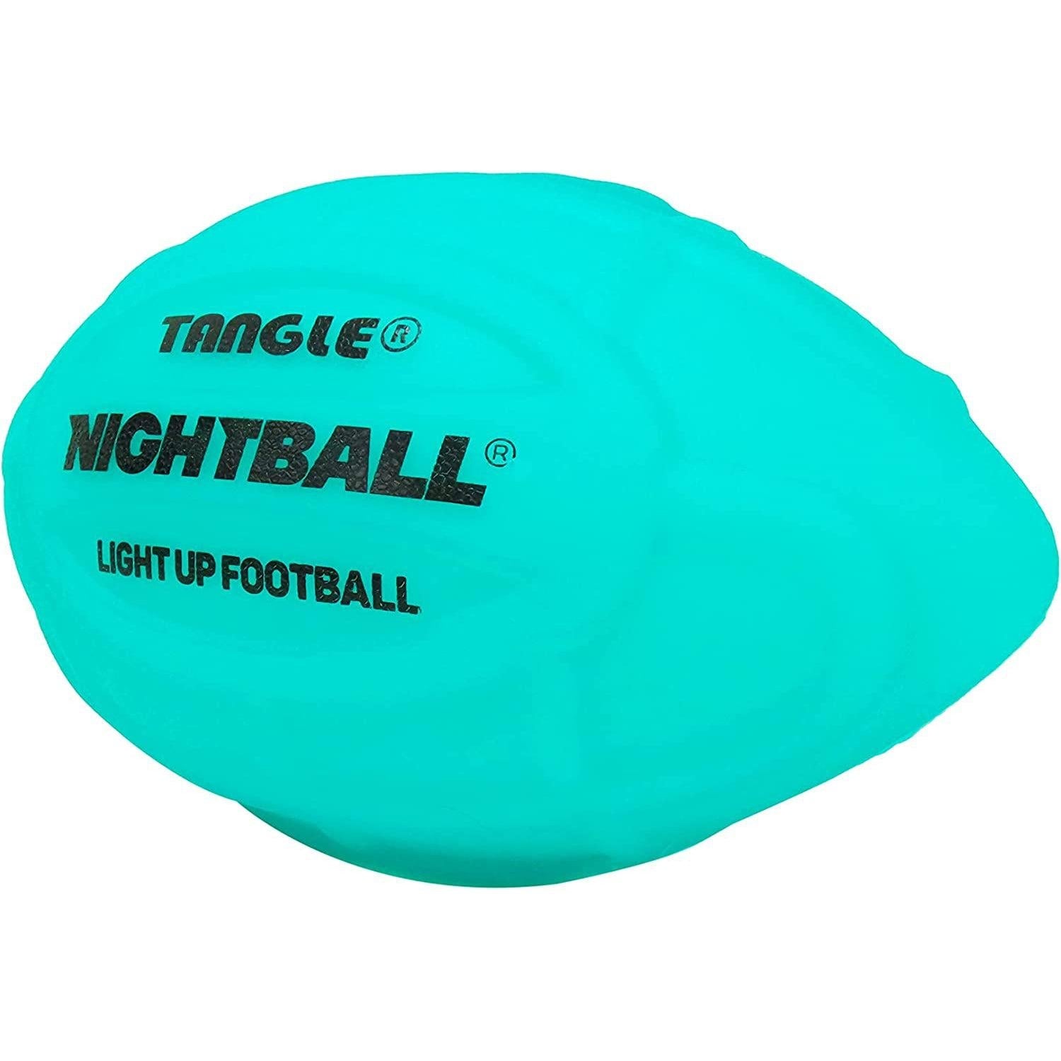 Tangle-Nightball Glow in the Dark Light Up Football Blue-12800-Legacy Toys