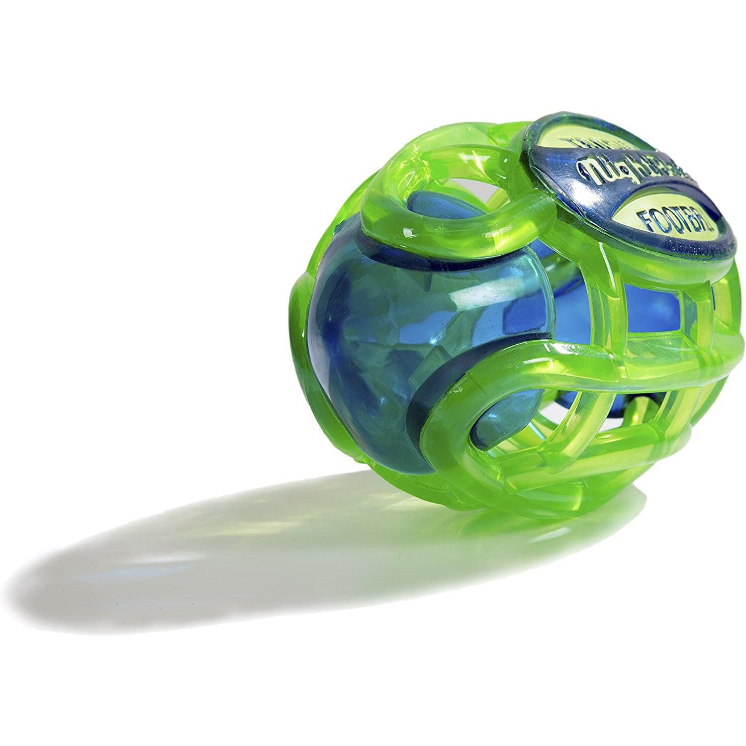 Tangle-Nightball Glow in the Dark Light Up Matrix Football Blue/Green-12751-Legacy Toys