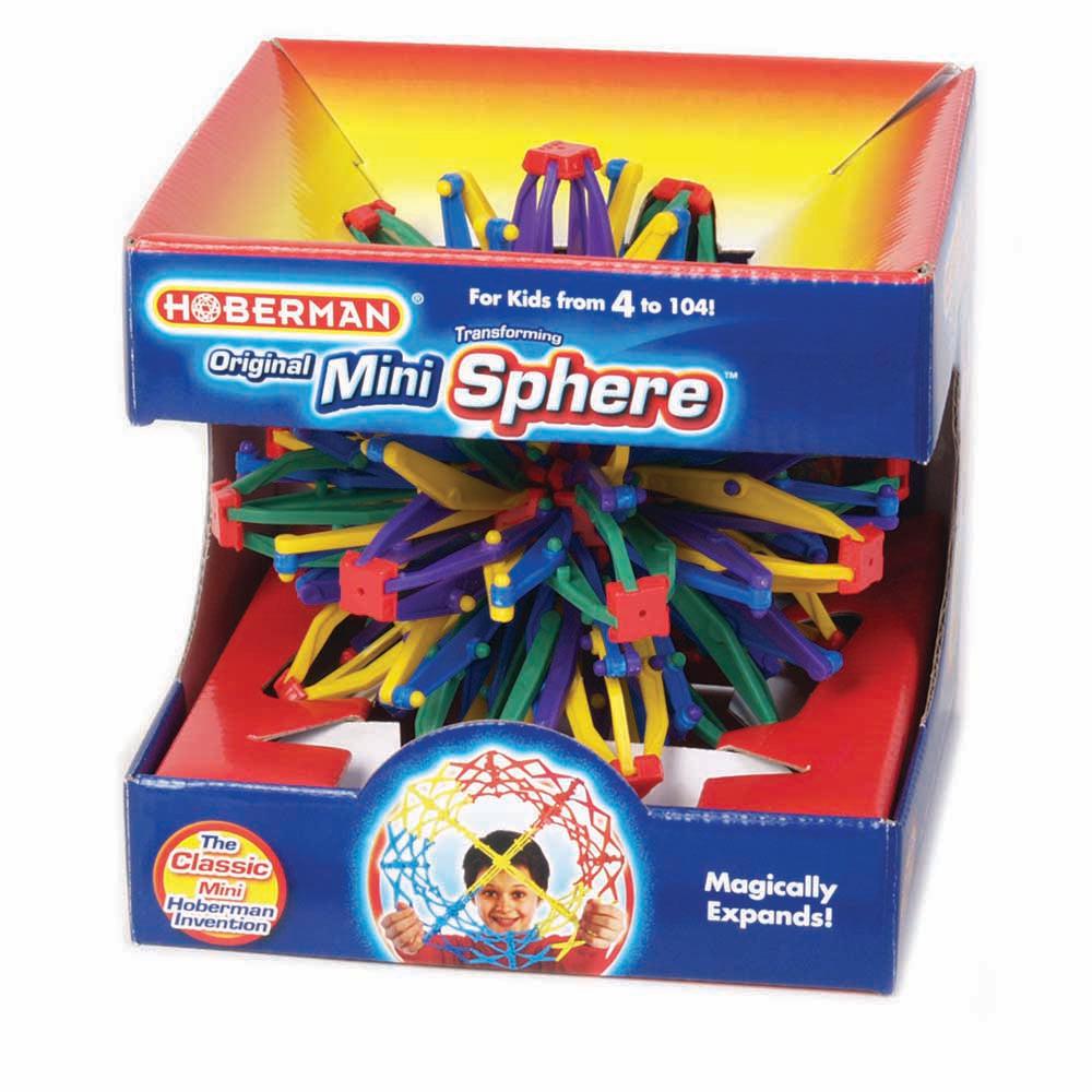 TEDCO Toys-Hoberman Mini Sphere-M1301-Rainbow-Legacy Toys