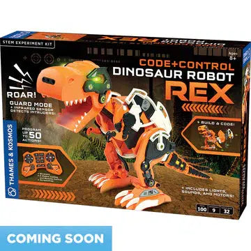 Thames & Kosmos-Code+Control Dinosaur Robot: REX-620397-Legacy Toys