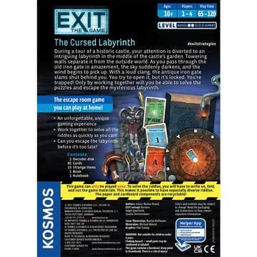 Thames & Kosmos-EXIT: The Cursed Labyrinth-692860-Legacy Toys