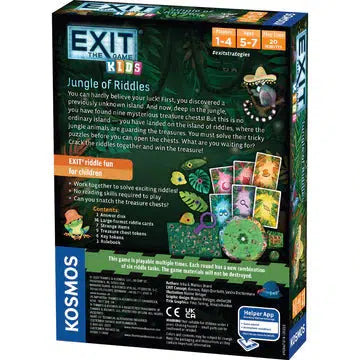 Thames & Kosmos-EXIT: The Game - Kids - Jungle of Riddles-692867-Legacy Toys