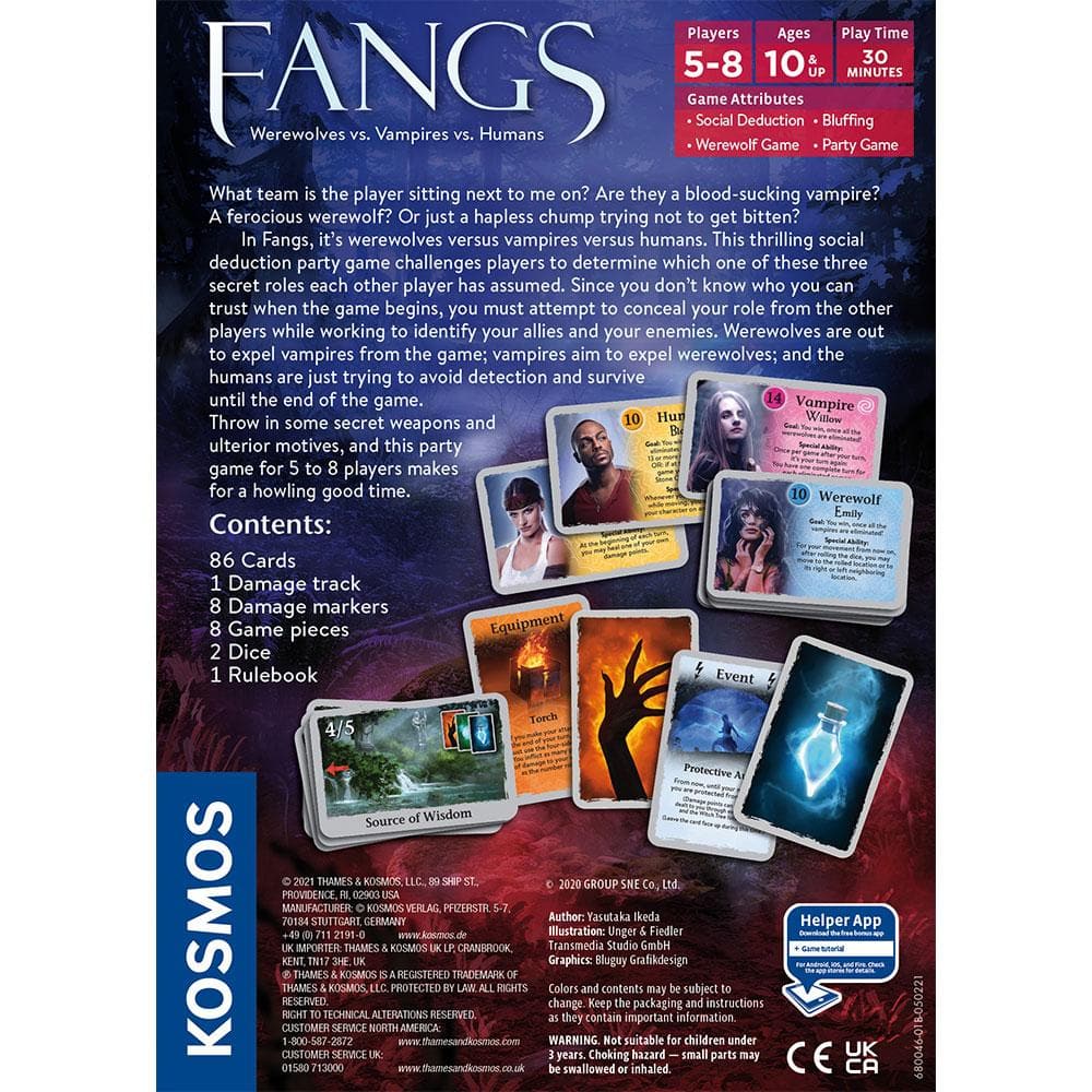 Thames & Kosmos-Fangs Game-692384-Legacy Toys