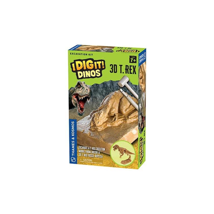 Thames & Kosmos-I Dig It! Dinos - 3D T. Rex Excavation Kit-657550-Legacy Toys