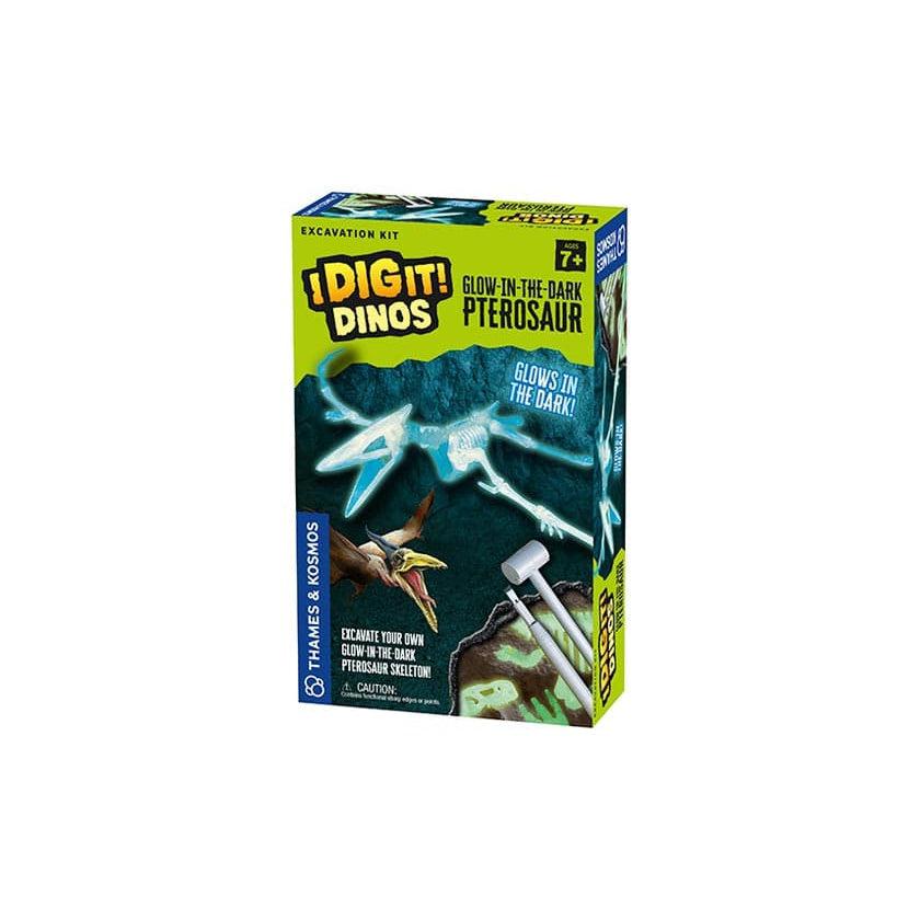 Thames & Kosmos-I Dig It! Dinos - Glow-in-the-Dark Pterosaur Excavation Kit-630485-Legacy Toys