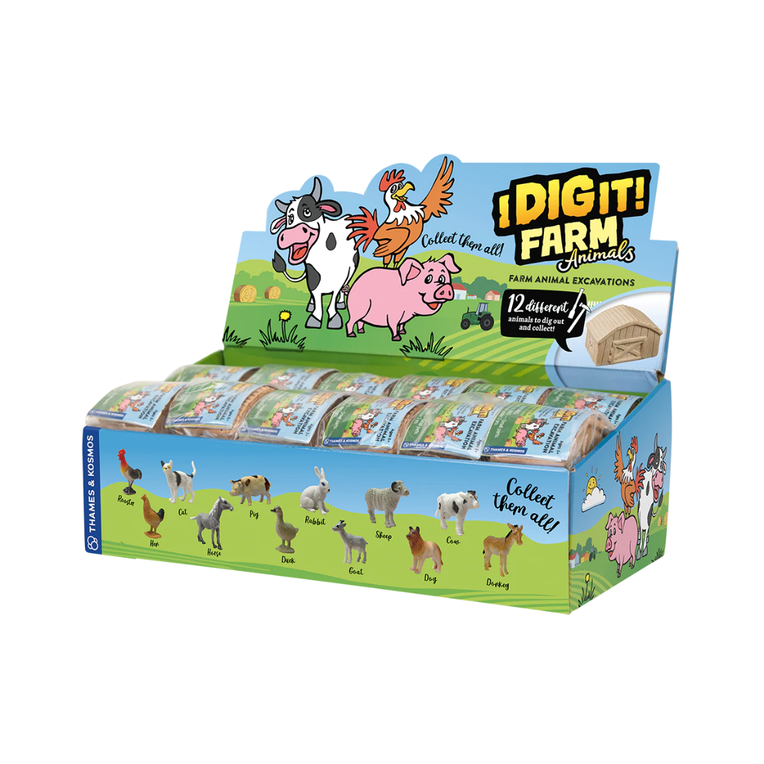 Thames & Kosmos-I Dig it! - Farm Animals-601669-Legacy Toys