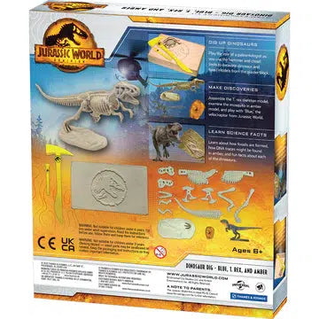 Thames & Kosmos-Jurassic World: Dominion Dinosaur Dig-556001-Legacy Toys