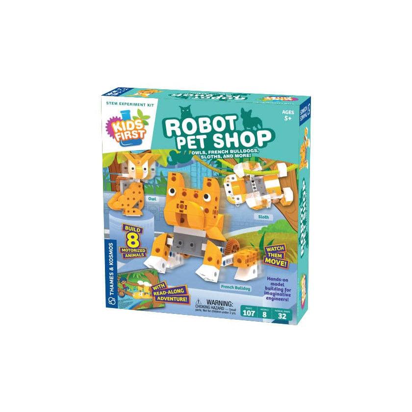 Thames & Kosmos-Kids First Robot Pet Shop: Owls, Hedgehogs, Sloths, and More!-567015-Legacy Toys