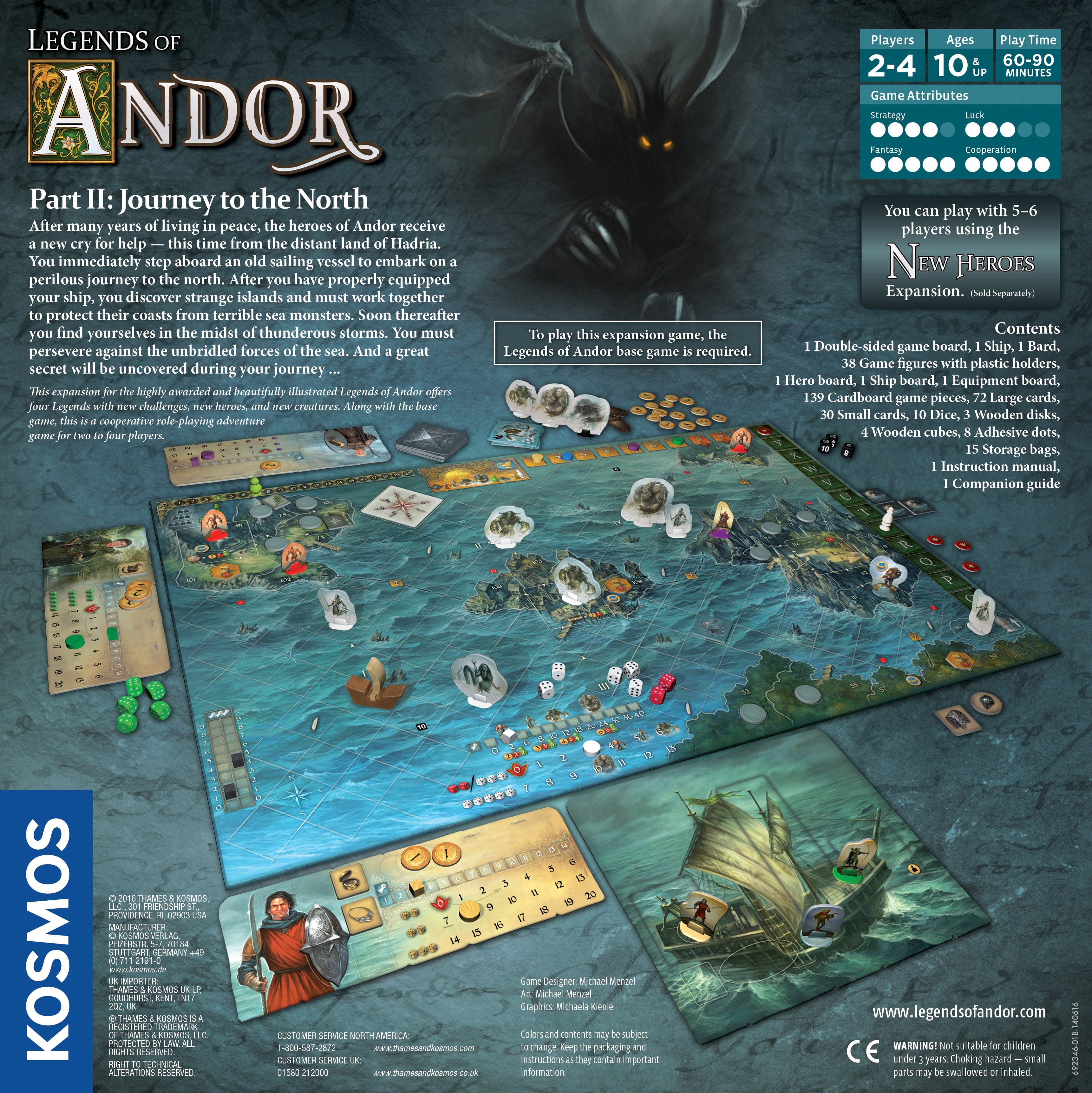 Thames & Kosmos-Legends of Andor: Part II - Journey to the North-692346-Legacy Toys