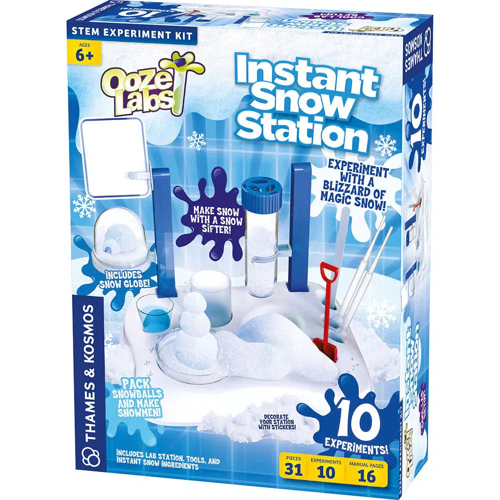 Thames & Kosmos-Ooze Labs: Instant Snow Station-550053-Legacy Toys
