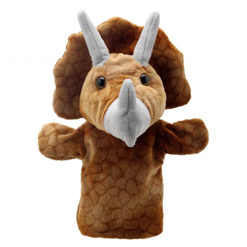 The Puppet Company-Animal Puppet Buddies - Triceratops-PC004637-Legacy Toys