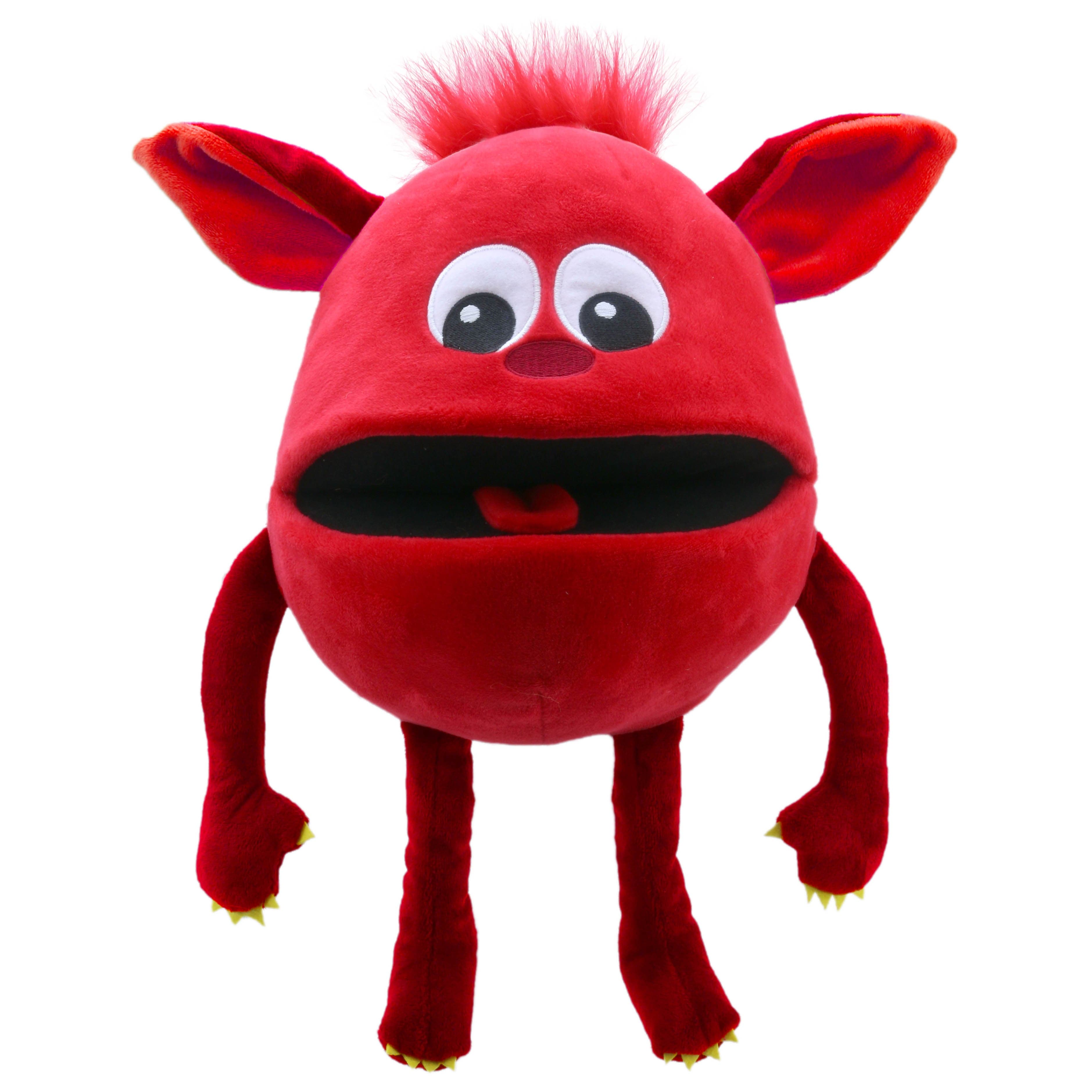 The Puppet Company-Baby Monsters Puppet - Red Monster-PC004408-Legacy Toys