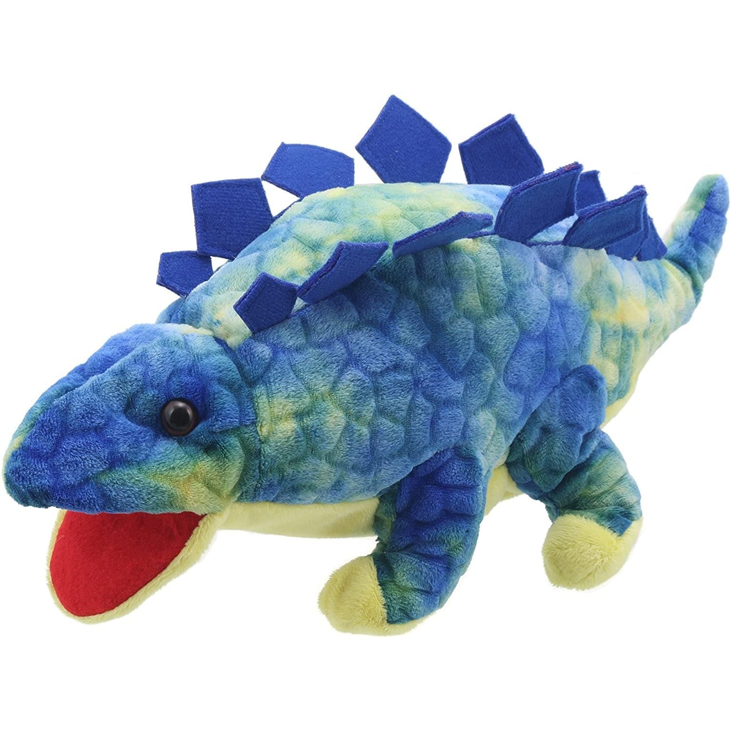 The Puppet Company-Baby Stegosaurus Puppet - Blue-PC002904-Legacy Toys