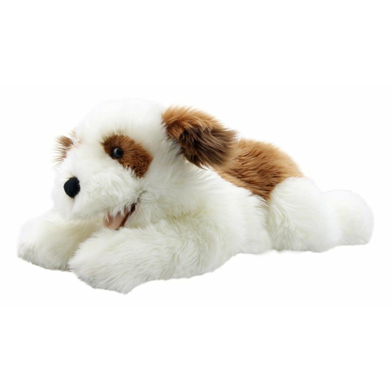 The Puppet Company-Full Bodied Puppet - Dog - Brown & White-PC001824-Legacy Toys