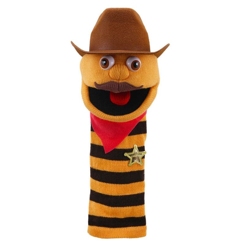 The Puppet Company-Knitted Puppets - Cowboy-PC007020-Legacy Toys