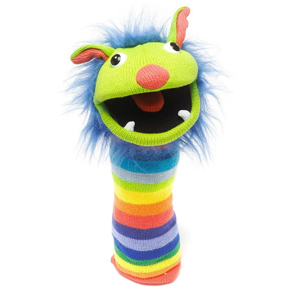 The Puppet Company-Knitted Puppets - Rainbow-PC007002-Legacy Toys