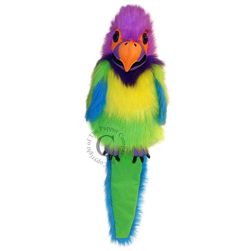 The Puppet Company-Large Bird Puppets - Plum Headed Parakeet-PC003117-Legacy Toys