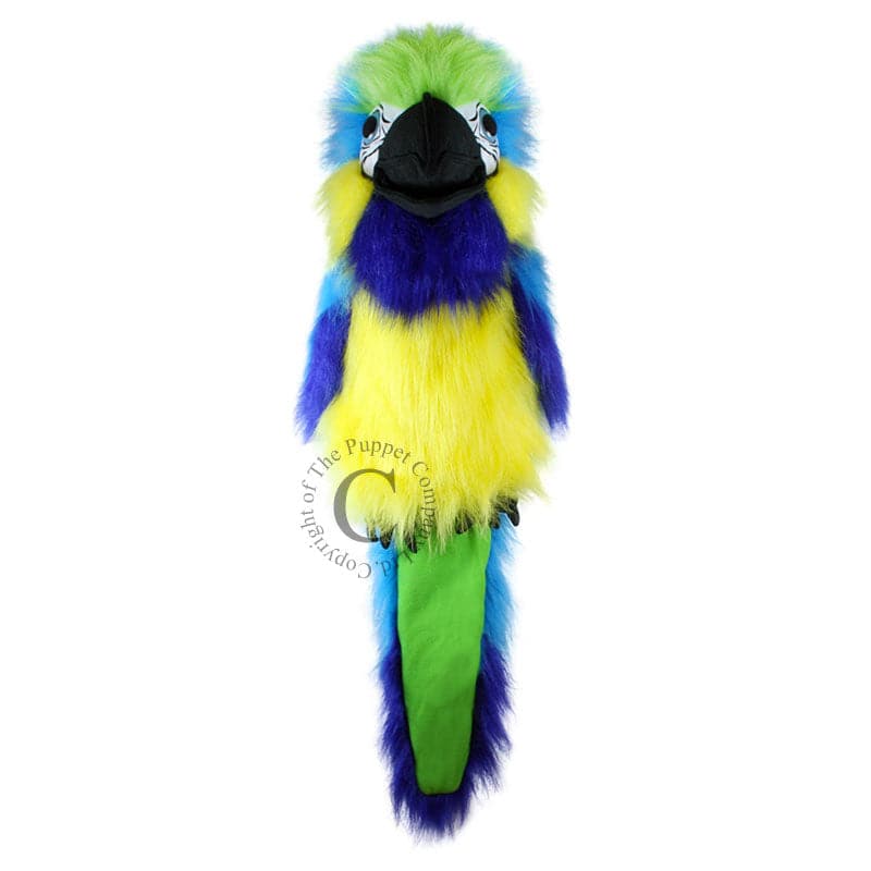 The Puppet Company-Large Birds Puppet - Blue and Gold Macaw-PC003105-Legacy Toys