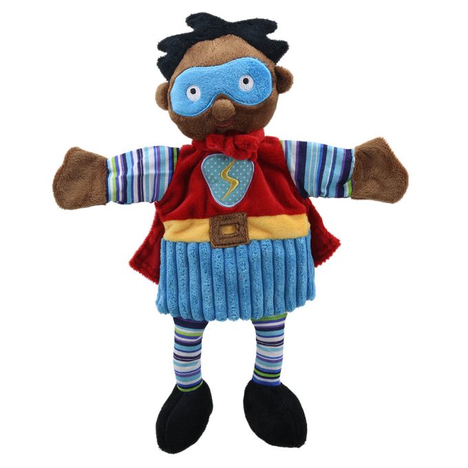 The Puppet Company-Story Tellers: Super Hero (Blue Mask) - Puppet-PC001919-Legacy Toys