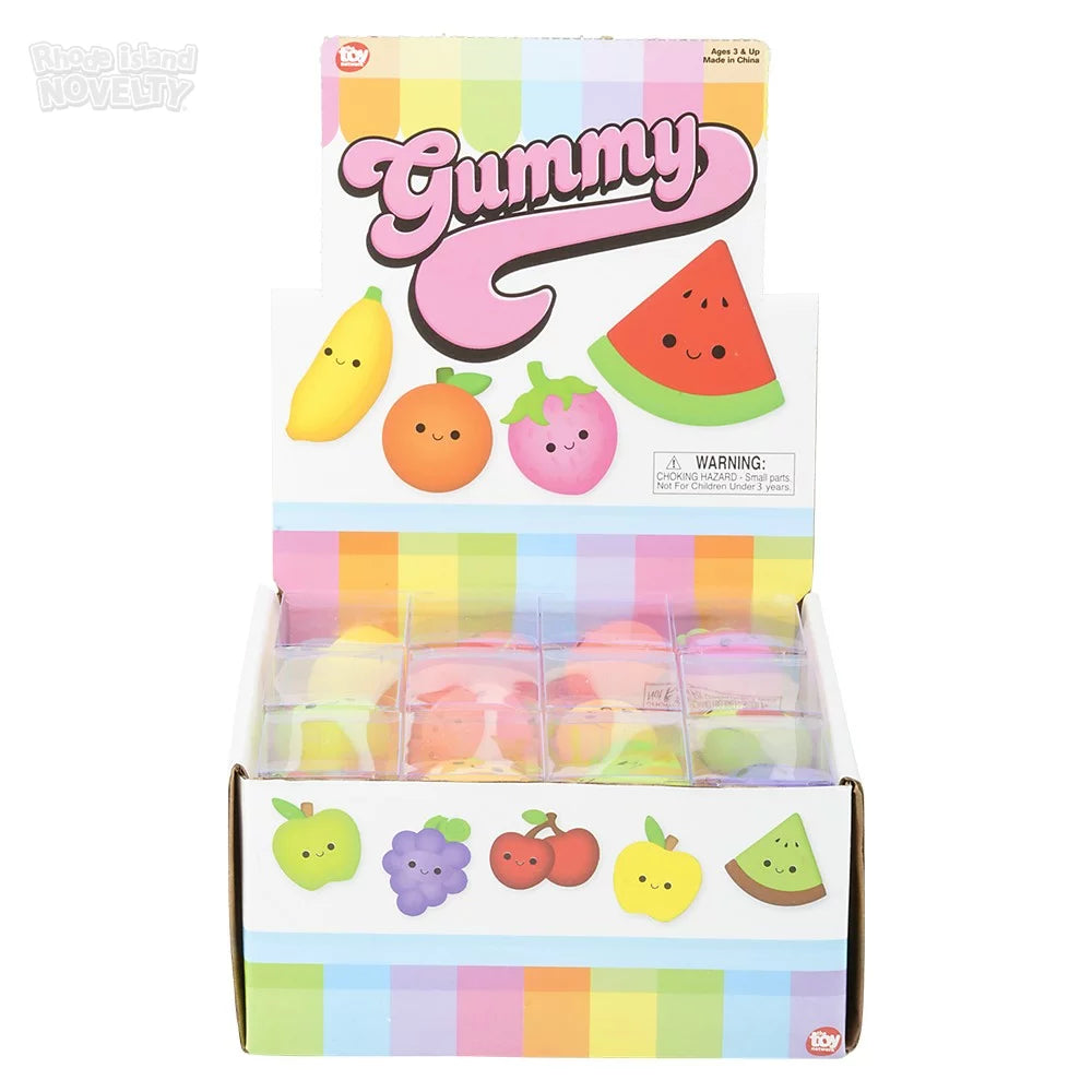 The Toy Network-1.5" Gummy Fruit Assorted Styles--Legacy Toys