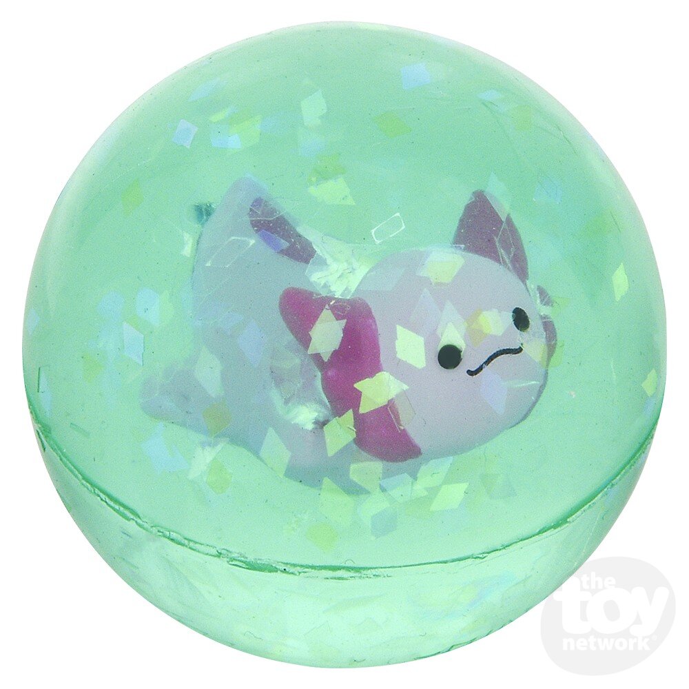 The Toy Network-1.75" Axolotl Hi-Bounce Ball-BA-AXOL2-Legacy Toys